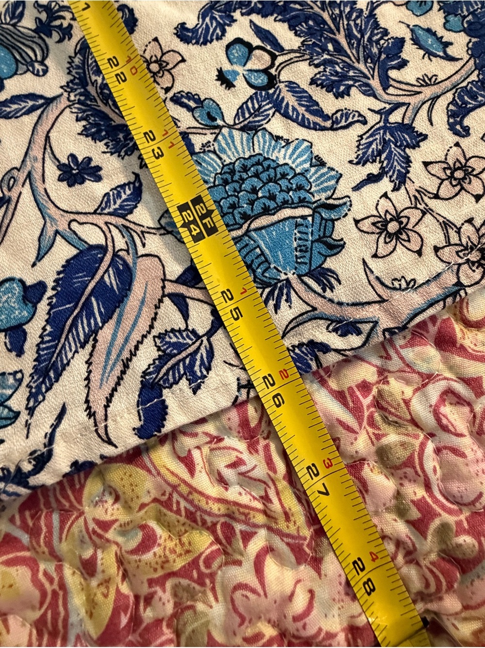 Knox Rose XXL Blue Floral V-Neck Short Flutter-Sleeve Boho Top - Picture 8 of 13